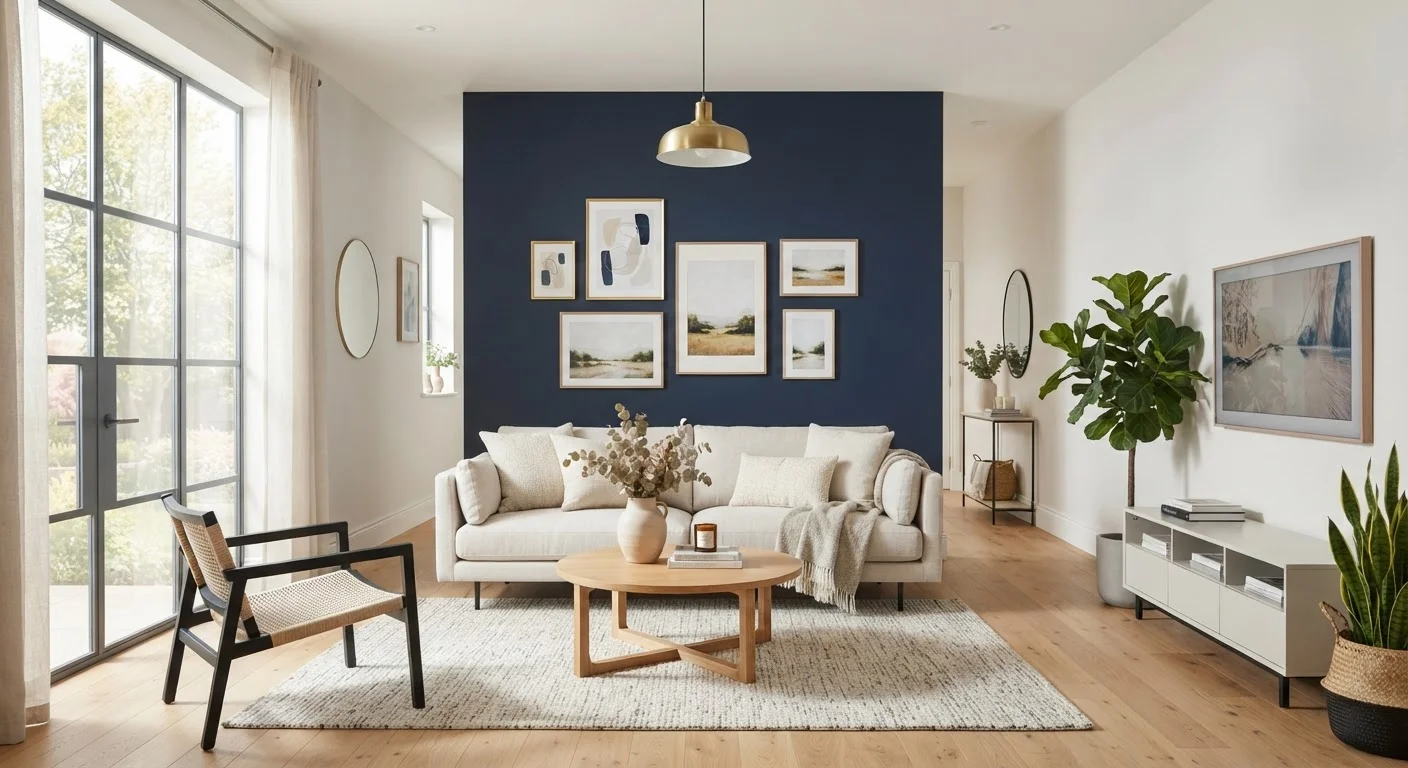 Accent Walls: What They Actually Do to a Room's Proportions