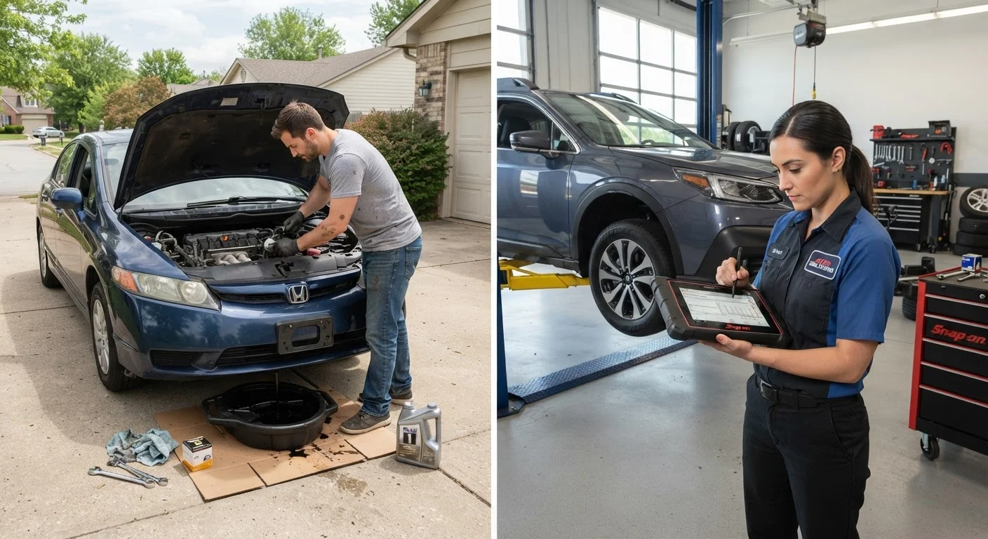 DIY Car Maintenance vs. Taking It to a Shop