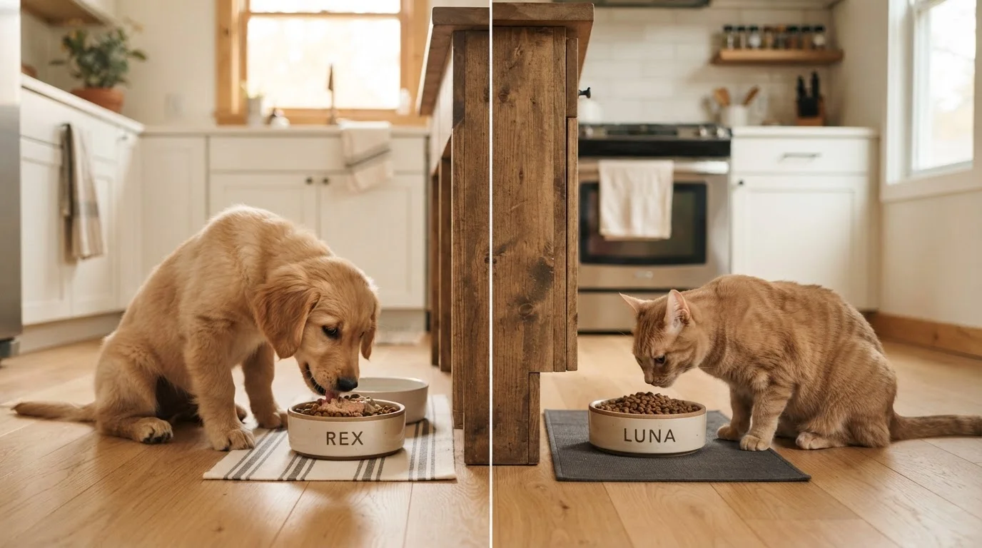 Feeding a Dog vs. Feeding a Cat: Why the Differences Matter