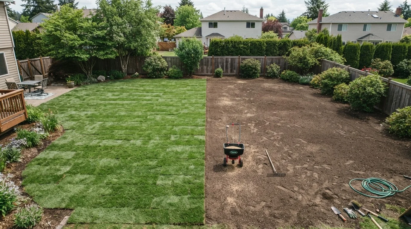 Grass Seed vs. Sod: Which Approach Actually Works for Your Yard