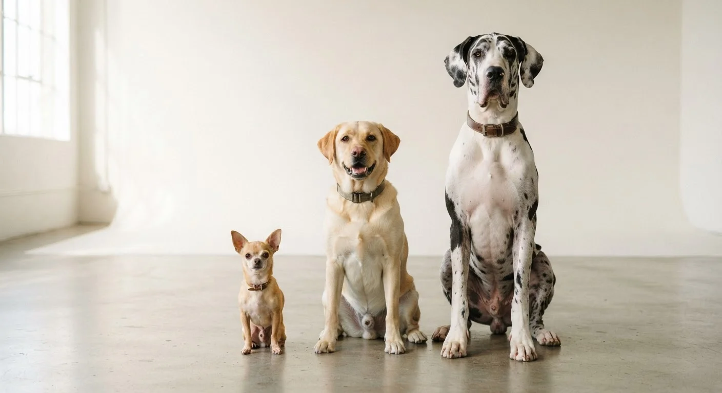 Nutritional Needs of Small, Medium, and Large Dog Breeds Compared