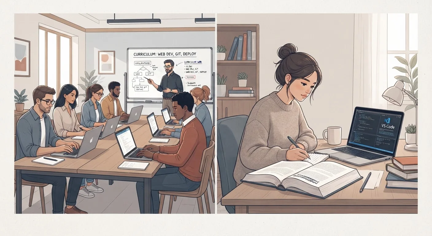Picking a Bootcamp vs. Self-Teaching a Technical Skill