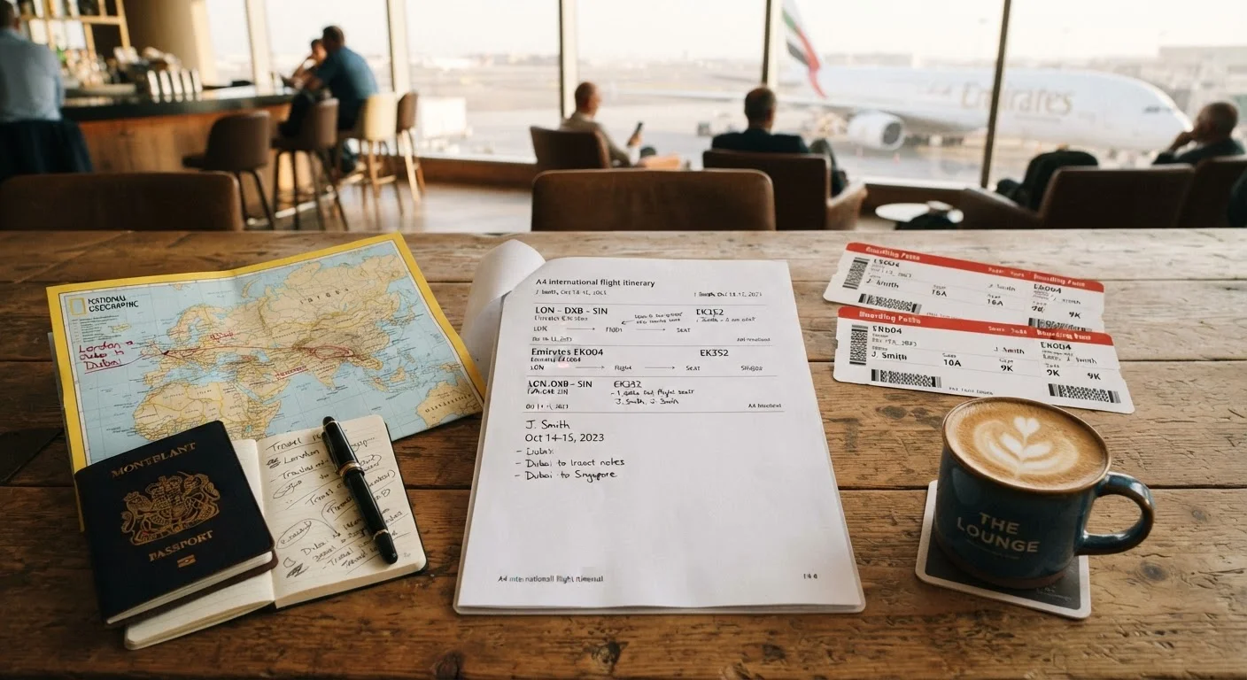 Time Zones, Layovers, and Connection Windows: Reading an International Itinerary